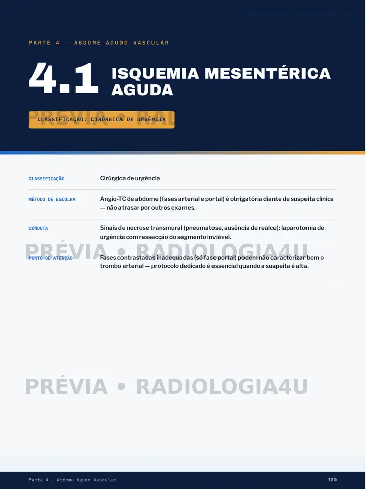 Prévia protegida da abertura do capítulo de isquemia mesentérica aguda